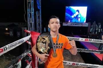 Atlet kick boxing Kamil Bagastrianto targetkan ke ajang internasional