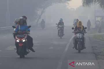 Banjarmasin-Pontianak berasap, sebagian kota besar lainnya hujan