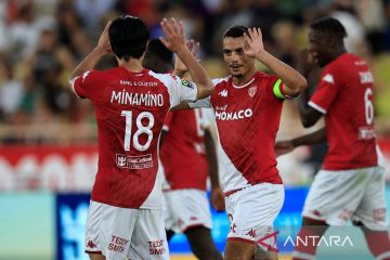 Dwigol Minamino antarkan AS Monaco menang atas Strasbourg 3-0