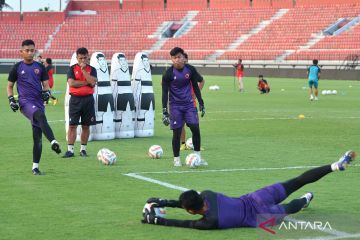 PSM Makassar berlatih jelang playoff AFC Cup 2023