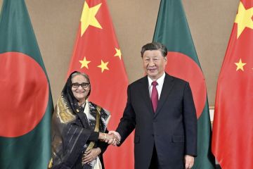 Presiden Xi Jinping bertemu PM Bangladesh di Johannesburg