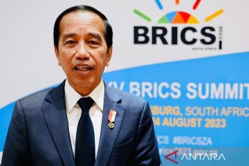 Jokowi tegaskan Indonesia masih kaji keikutsertaan jadi anggota BRICS