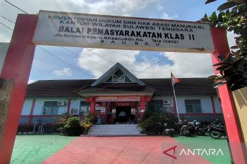 Bapas Baubau awasi 693 klien pemasyarakatan di delapan wilayah