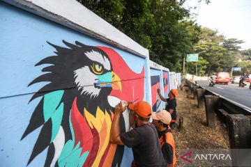 Sambut KTT ASEAN, Jakarta dipercantik dengan mural