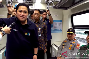 Erick Thohir: Keselamatan penumpang LRT Jabodebek jadi prioritas