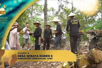 Kampung Durian Trenggalek juara Anugerah Desa Wisata Indonesia 2023