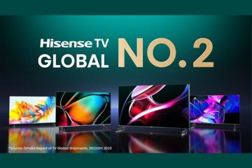 Hisense Capai Peringkat Kedua Dunia dalam Volume Penjualan TV Selama Tiga Triwulan Berturut-turut