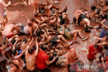 Festival La Tomatina di Spanyol