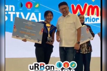 Pelaku UMKM Mi Sagu Ambon juara satu dalam Urban Festival