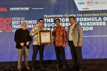 Dahana raih penghargaan Indonesia Best Business Transformation 2023