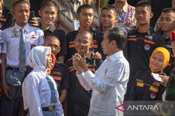 Presiden apresiasi program sekolah gratis berbasis asrama di Jawa Tengah