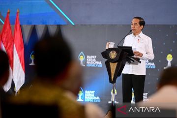 Jokowi sampaikan cawe-cawe dalam kapasitas senior HIPMI