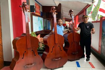 Lapas Tahuna hasilkan alat musik dukung lestarikan seni budaya