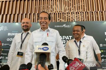 Jokowi sebut tak ada paten soal koalisi Indonesia Maju Prabowo