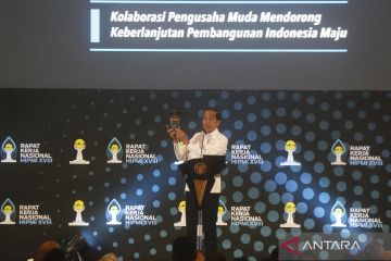Presiden hadiri Rakernas HIPMI di Tangerang
