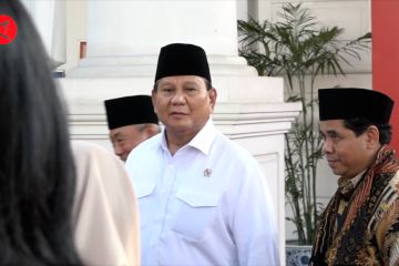 Prabowo dan Habib Luthfi temui presiden di istana, ini yang dibahas
