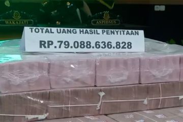 Kejati Sultra sita uang korupsi petambangan senilai Rp79 miliar