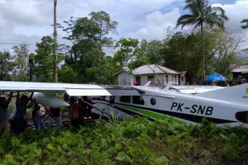 Pesawat Smart Air tergelincir di Bandara Nduga Papua Pegunungan
