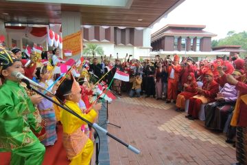 Begini perayaan HUT ke-78 RI di Brunei Darussalam