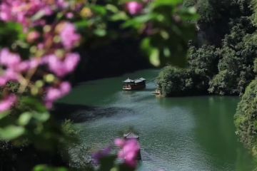 Situs Warisan Dunia UNESCO Zhangjiajie di China jadi oasis musim panas