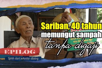 Sariban, 40 tahun memungut sampah tanpa digaji (1)