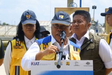 Tinjau IPAL Palembang, Menteri PUPR: Siap layani 100 ribu sambungan