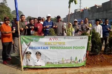 Wujudkan langit biru, Tangerang gencarkan aksi tanam pohon & uji emisi