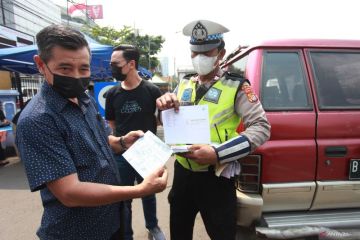 Dishub siapkan pembatas untuk antisipasi kemacetan imbas tilang emisi