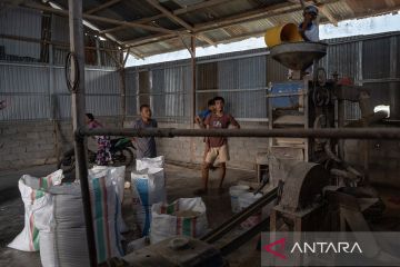 Persediaan berass di penggilingan padi