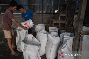 Persediaan berass di penggilingan padi