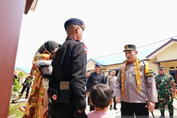 Kapolri tinjau rumah dinas Brimob Kalimantan Barat