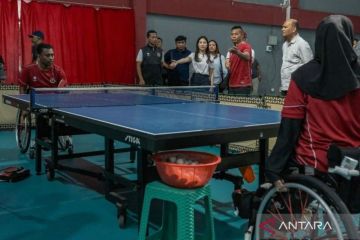 CdM Asian Para Games Angela Tanoe lakukan peninjauan pelatnas di Solo