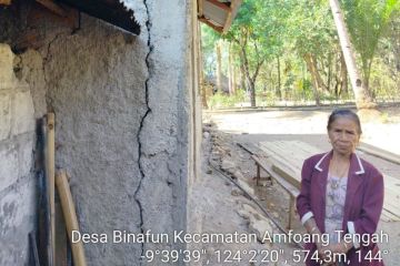 10 rumah warga Kabupaten Kupang rusak dampak gempa magnitudo 6,1