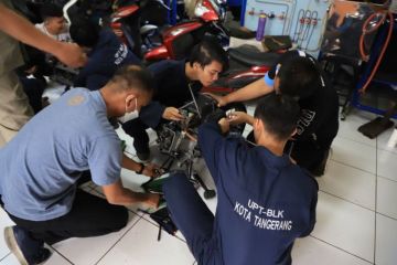 Disnaker Tangerang buka pelatihan tune up sepeda motor