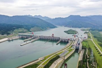 Tahap konstruksi utama sistem irigasi Ngarai Dateng di China rampung