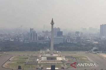 Kembali, kualitas udara di DKI Jakarta tidak sehat pada Sabtu pagi