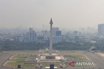 Kualitas udara Jakarta tidak sehat untuk yang sensitif pada Sabtu pagi