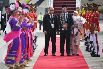 PM Malaysia Anwar Ibrahim tiba di Indonesia