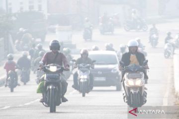 Udara Palembang kategori tidak sehat dampak karhutla