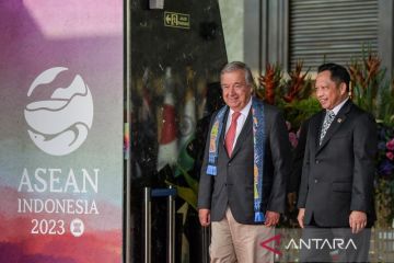 Sekjen Guterres tiba di Indonesia hadiri KTT Ke-13 ASEAN-PBB