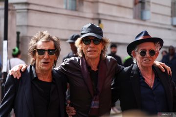 Rolling Stones keluarkan album barunya "Hackney Diamonds", di London