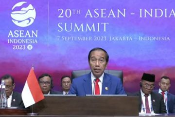 Presiden Jokowi dorong kerja sama ekonomi biru ASEAN-India