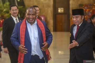 PM Papua Nugini James Marape tiba di Indonesia
