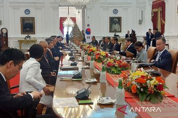 Presiden Jokowi gelar pertemuan bilateral dengan Presiden Korsel