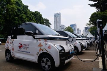 Album Asia: Wuling Air EV mitra mobil resmi KTT ASEAN ke-43 di Jakarta