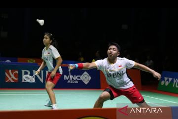 Zaidan/Felisha terhenti di perempat final Indonesia Masters