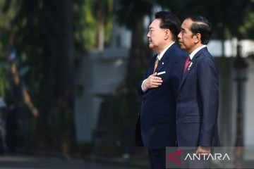 Presiden Joko Widodo bertemu Presiden Korsel