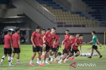 Latihan Timnas Indonesia U-23