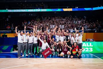 Latvia capai posisi lima di piala dunia pertamanya