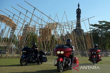 Parade moge Bali Bike Fest